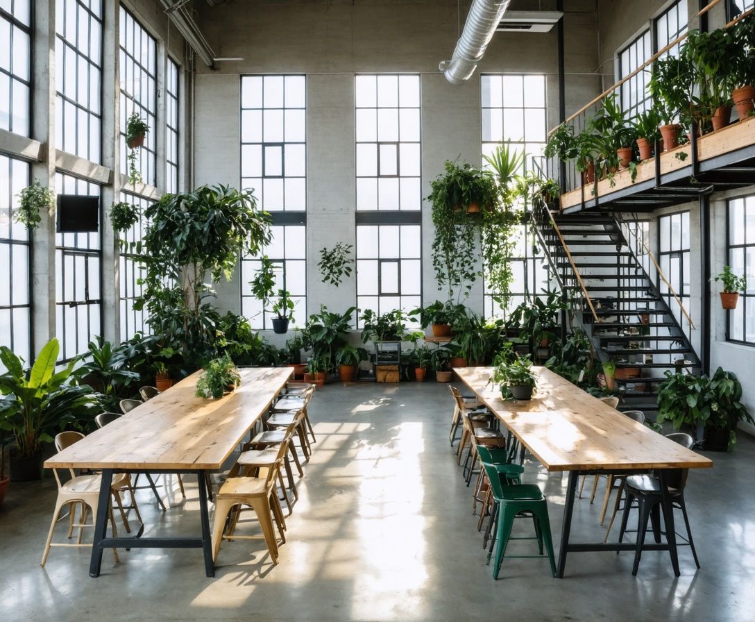 Modern industrial office interior